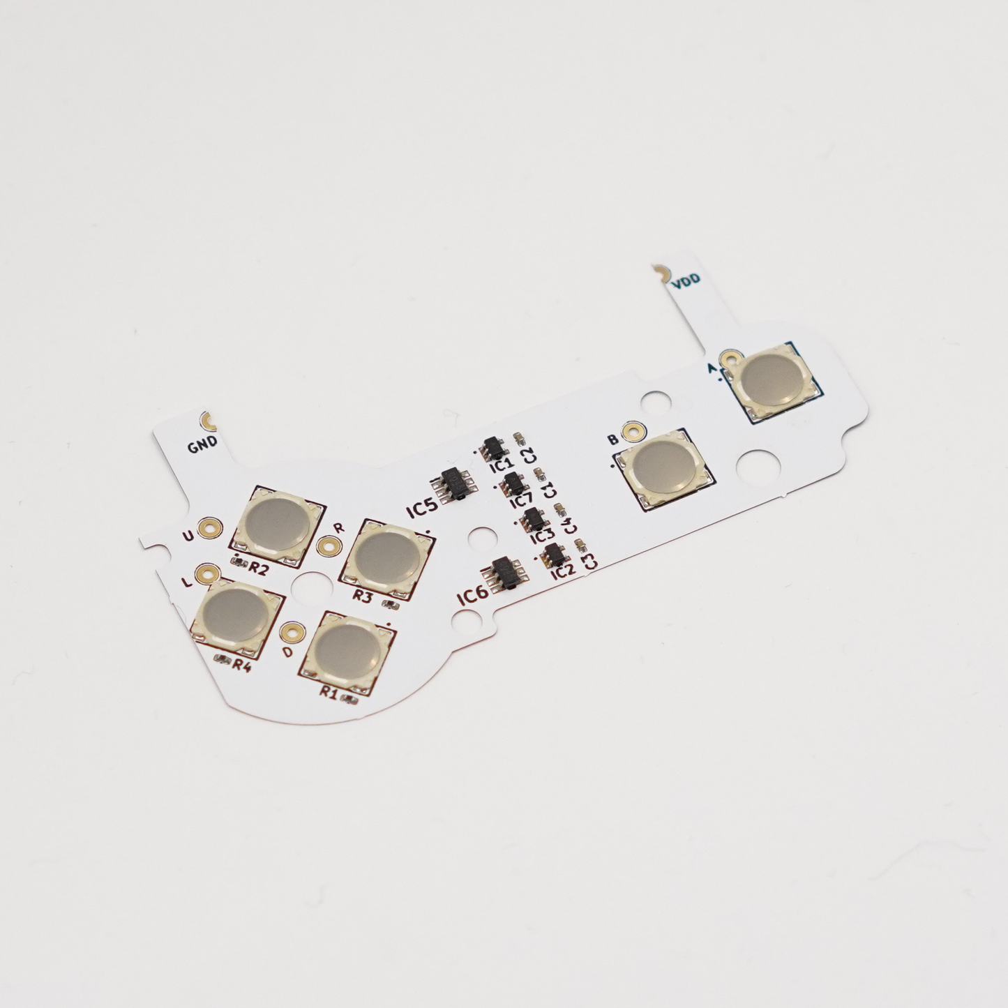 Game Boy Color Wire-free Tactile Button Mod V2