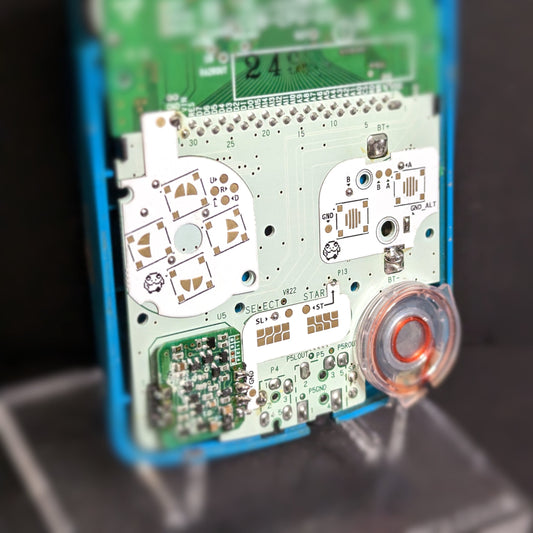 Game Boy Color Full Button Board Kit - For Corrosion, tac switches